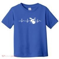 Drums Heartbeat Drummer Music Band Gift Cool Gift Toddler T-Shirt thumb 0