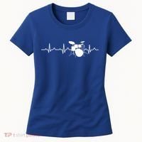 Drums Heartbeat Drummer Music Band Gift Cool Gift Women's T-Shirt thumb 0