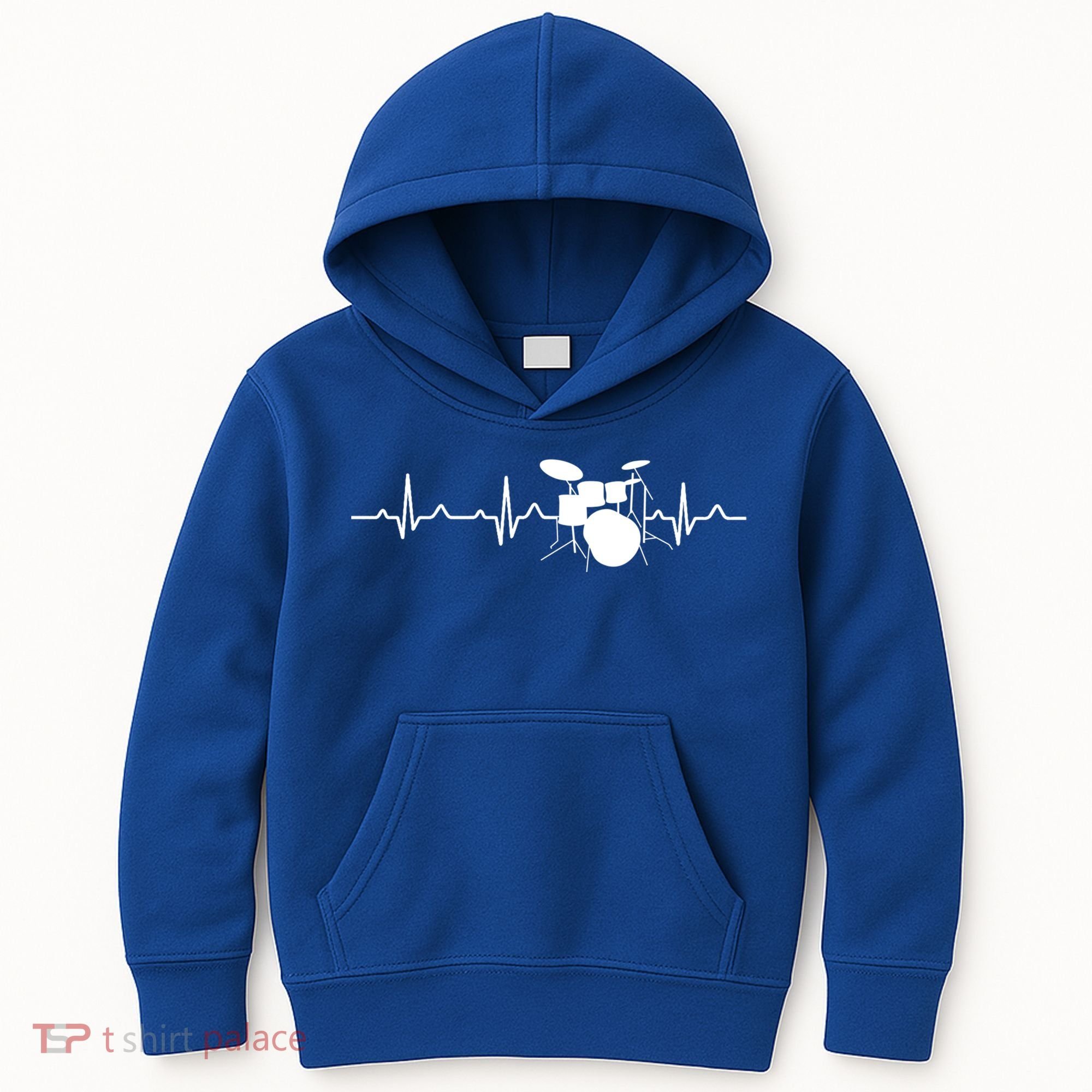 Drums Heartbeat Drummer Music Band Gift Cool Gift Kids Hoodie