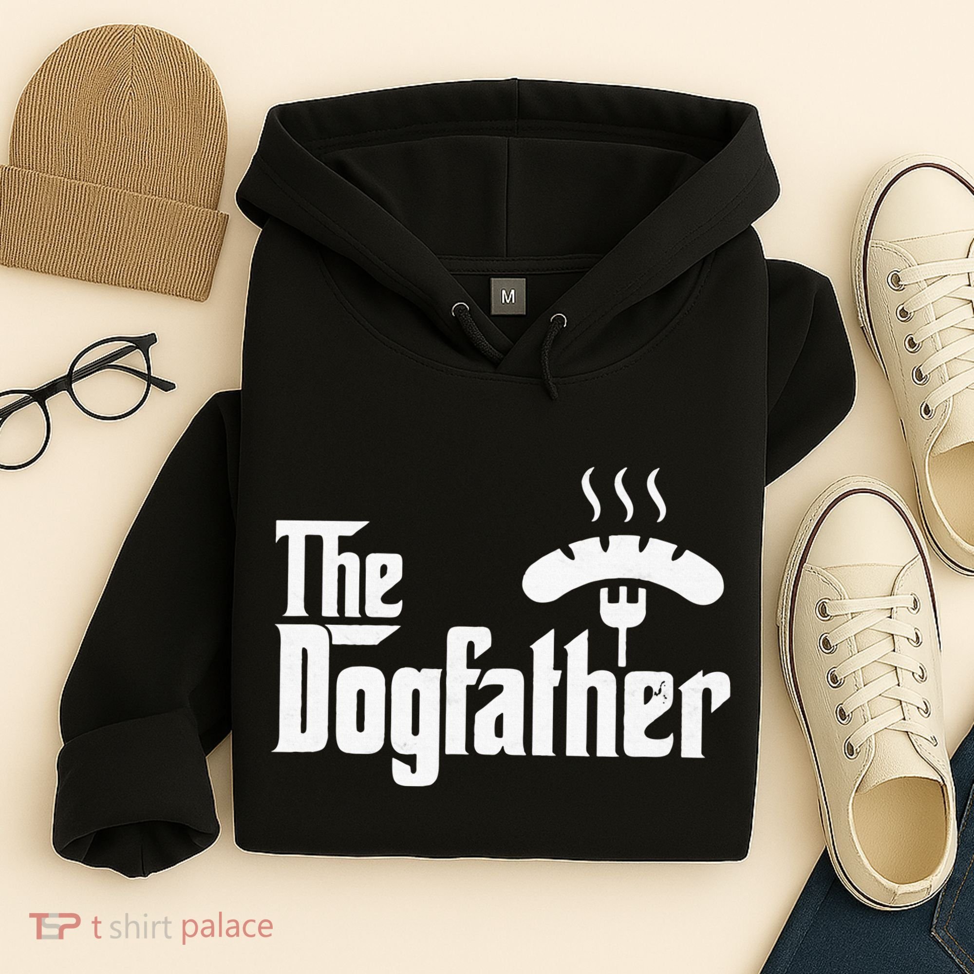 Dogfather Hot Dog Papa Bbq Grilling Grill Daddy Hoodie