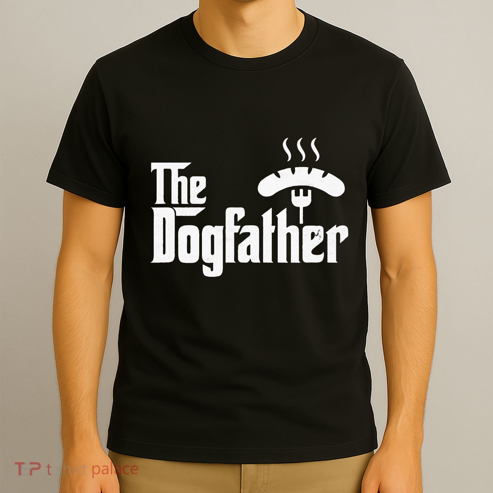 Dogfather Hot Dog Papa Bbq Grilling Grill Daddy T-Shirt