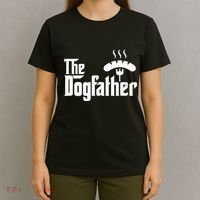 Dogfather Hot Dog Papa Bbq Grilling Grill Daddy T-Shirt thumb 4