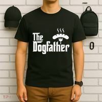 Dogfather Hot Dog Papa Bbq Grilling Grill Daddy T-Shirt thumb 6