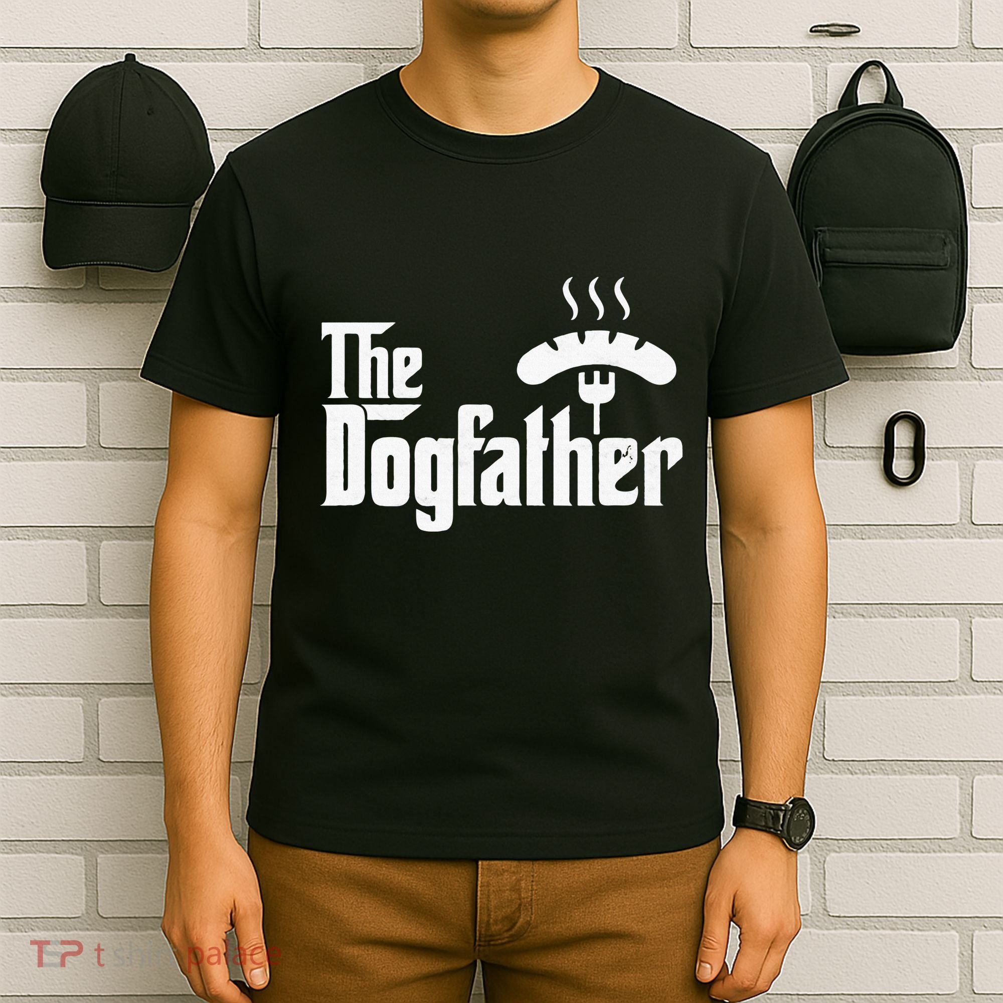 Dogfather Hot Dog Papa Bbq Grilling Grill Daddy T-Shirt