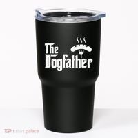 Dogfather Hot Dog Papa Bbq Grilling Grill Daddy Tumbler thumb 0