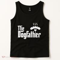 Dogfather Hot Dog Papa Bbq Grilling Grill Daddy Tank Top thumb 2