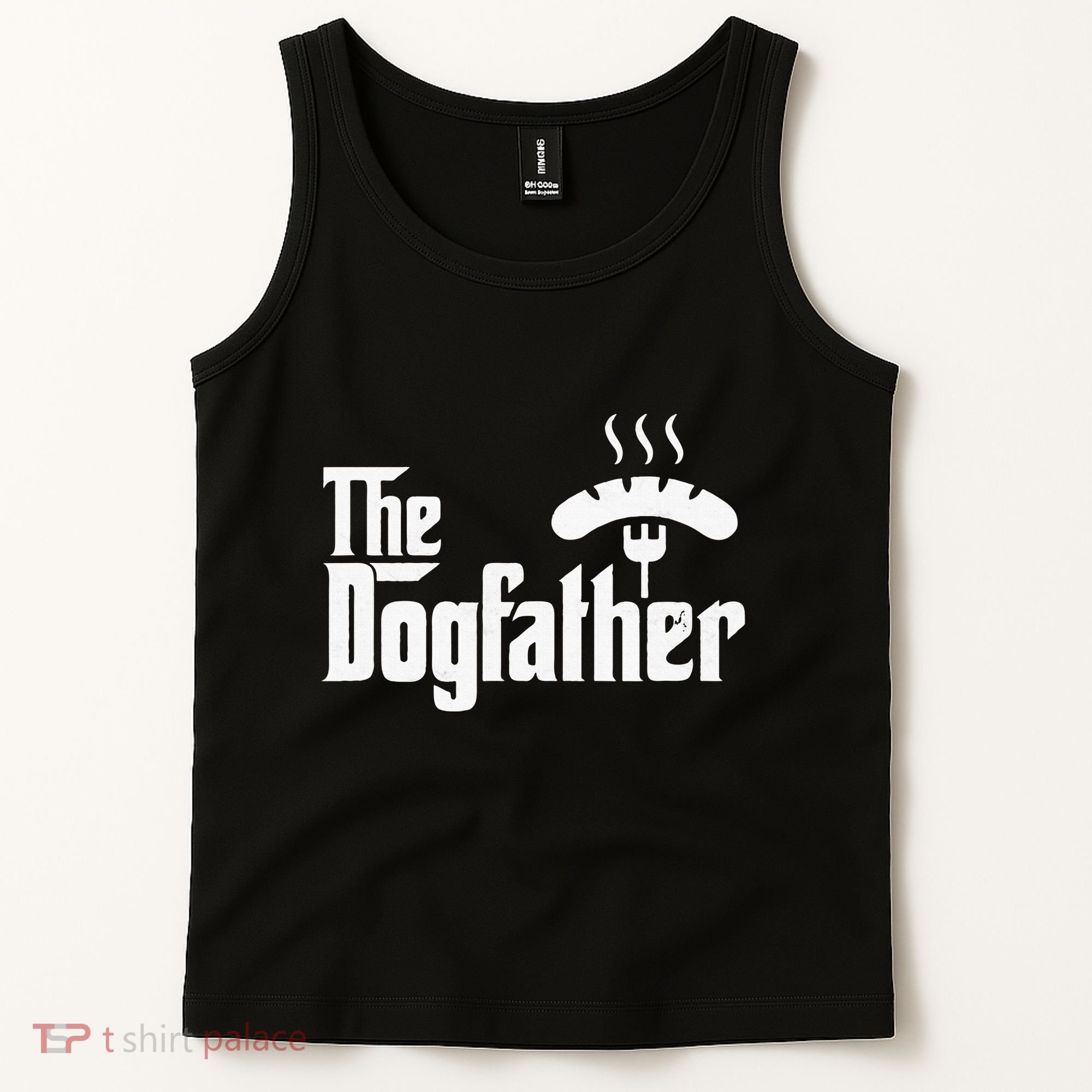 Dogfather Hot Dog Papa Bbq Grilling Grill Daddy Tank Top