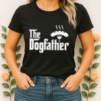 Dogfather Hot Dog Papa Bbq Grilling Grill Daddy Women's T-Shirt thumb 2