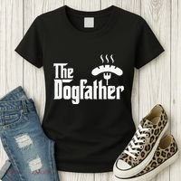 Dogfather Hot Dog Papa Bbq Grilling Grill Daddy Women's T-Shirt thumb 3