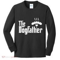 Dogfather Hot Dog Papa Bbq Grilling Grill Daddy Kids Long Sleeve Shirt thumb 0