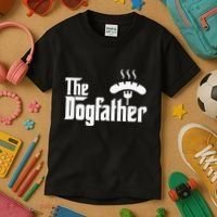 Dogfather Hot Dog Papa Bbq Grilling Grill Daddy Kids T-Shirt thumb 3