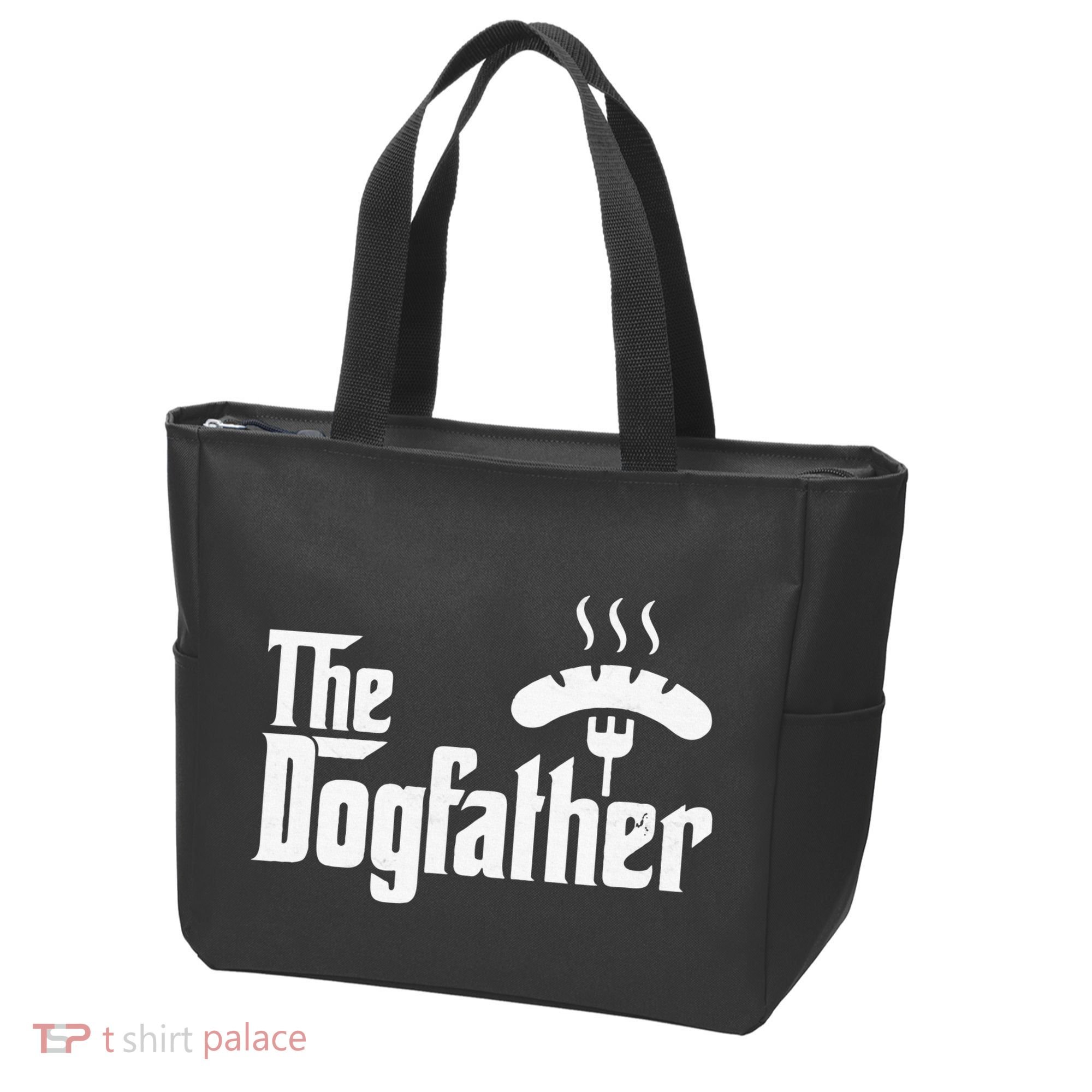 Dogfather Hot Dog Papa Bbq Grilling Grill Daddy Tote Bag