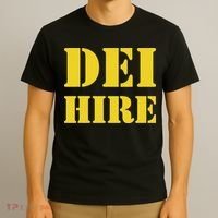 Dei Hire Diversity Equity Inclusion Anti Trump Political T-Shirt thumb 3