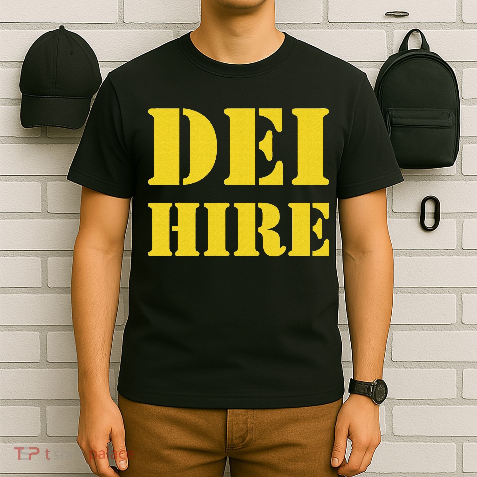 Dei Hire Diversity Equity Inclusion Anti Trump Political T-Shirt