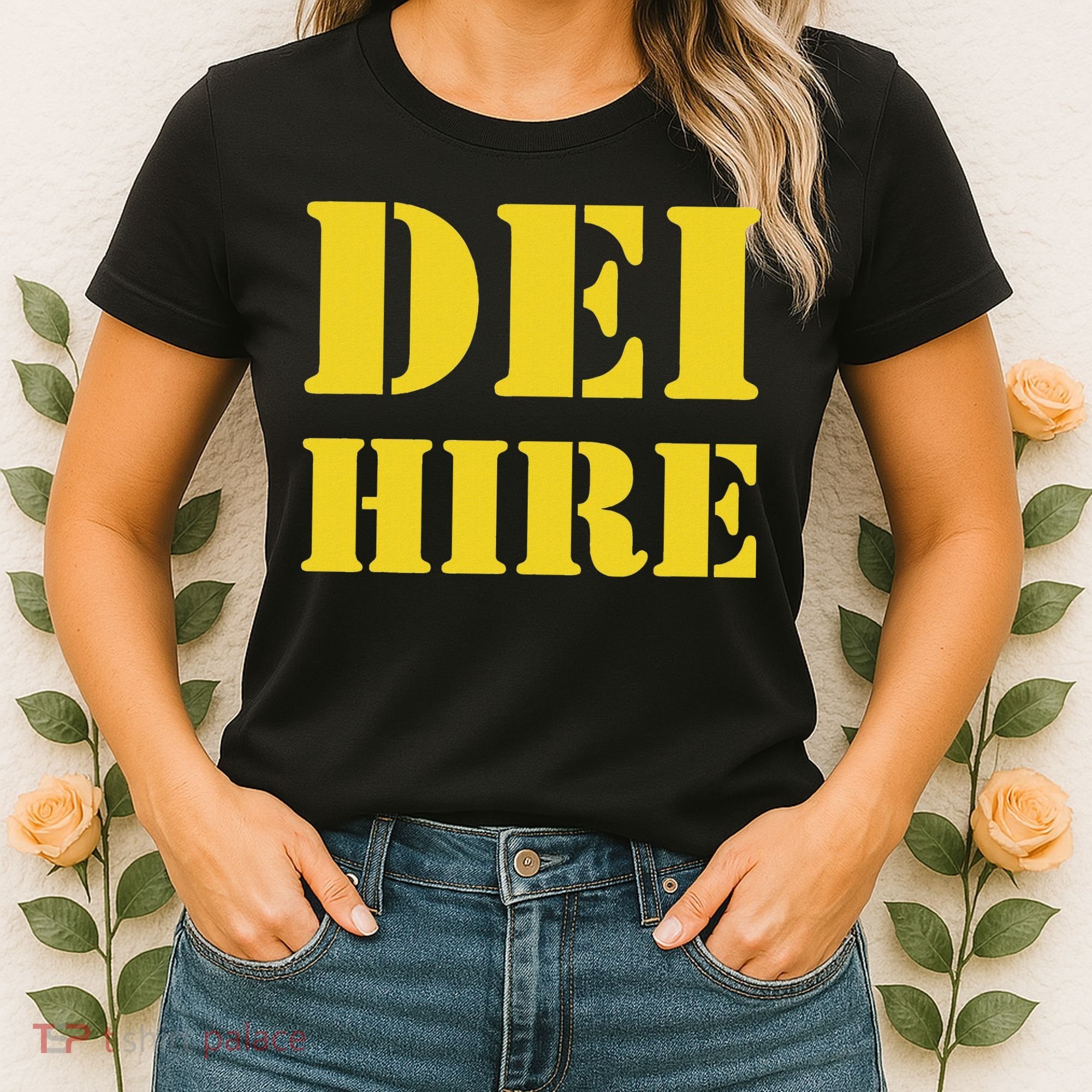 Dei Hire Diversity Equity Inclusion Anti Trump Political Women's T-Shirt