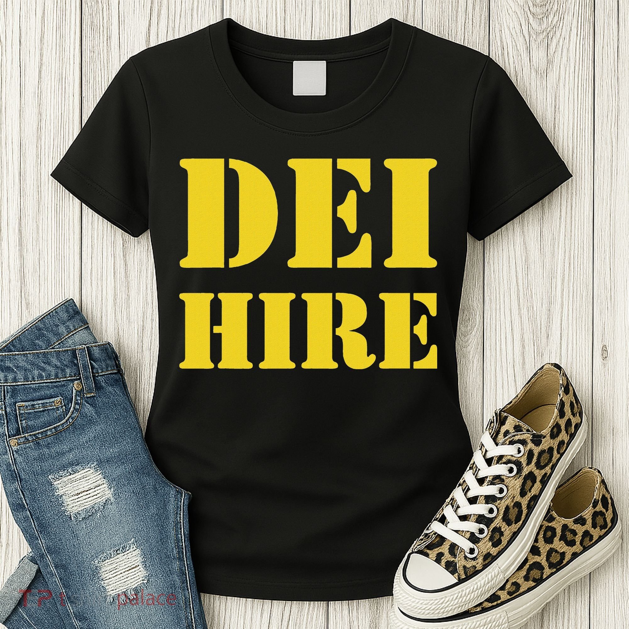 Dei Hire Diversity Equity Inclusion Anti Trump Political Women's T-Shirt