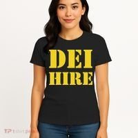 Dei Hire Diversity Equity Inclusion Anti Trump Political Women's T-Shirt thumb 4