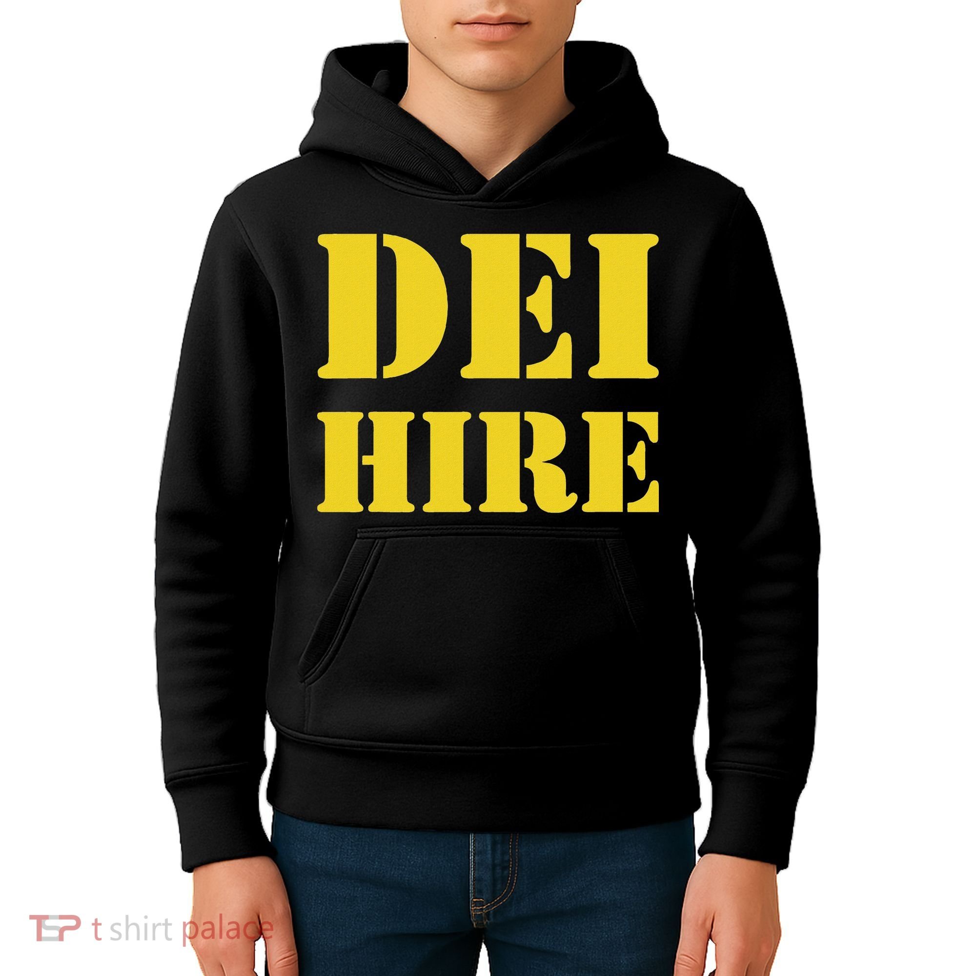 Dei Hire Diversity Equity Inclusion Anti Trump Political Kids Hoodie