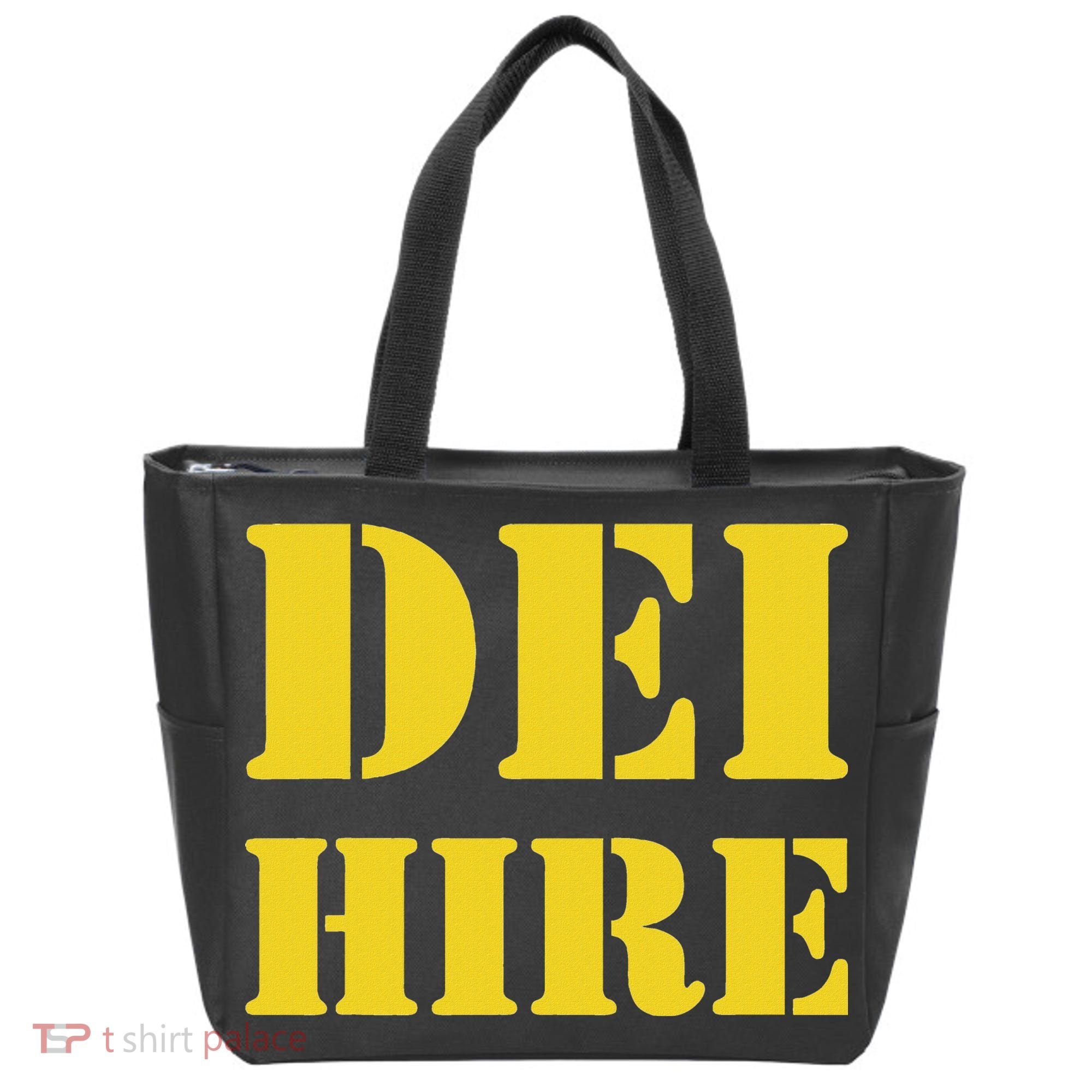 Dei Hire Diversity Equity Inclusion Anti Trump Political Tote Bag