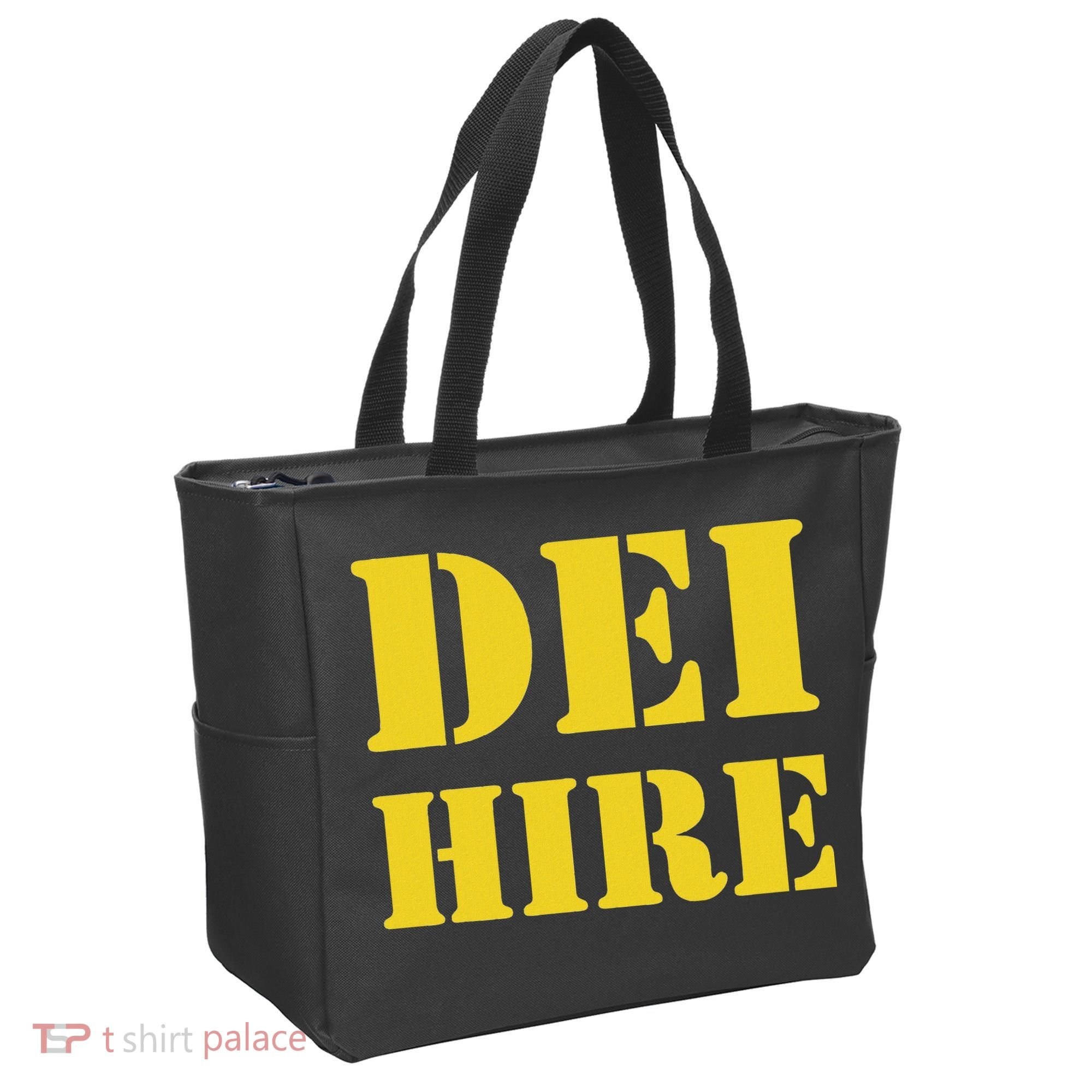Dei Hire Diversity Equity Inclusion Anti Trump Political Tote Bag