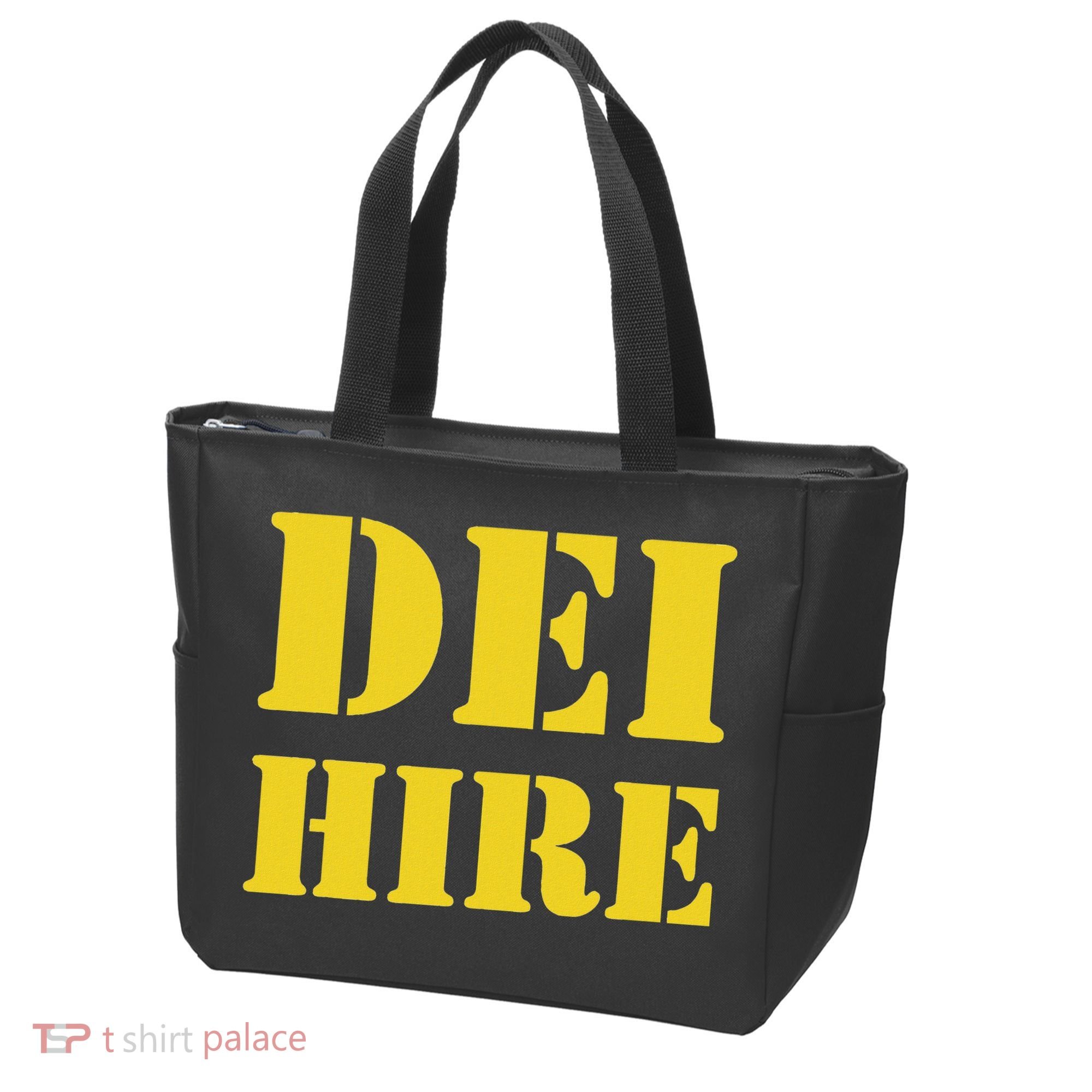 Dei Hire Diversity Equity Inclusion Anti Trump Political Tote Bag