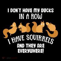 Dont Have Ducks In A Row I Have Squirrels Everywhere Baby Bodysuit thumb 2