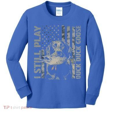Duck Hunting Kids Long Sleeve Shirt