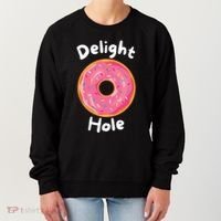 Delight Hole Donut Sprinkles Doughnut Fried Dough Sweet Cool Gift Women's Sweatshirt thumb 0