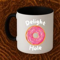 Delight Hole Donut Sprinkles Doughnut Fried Dough Sweet Cool Gift Coffee Mug thumb 2