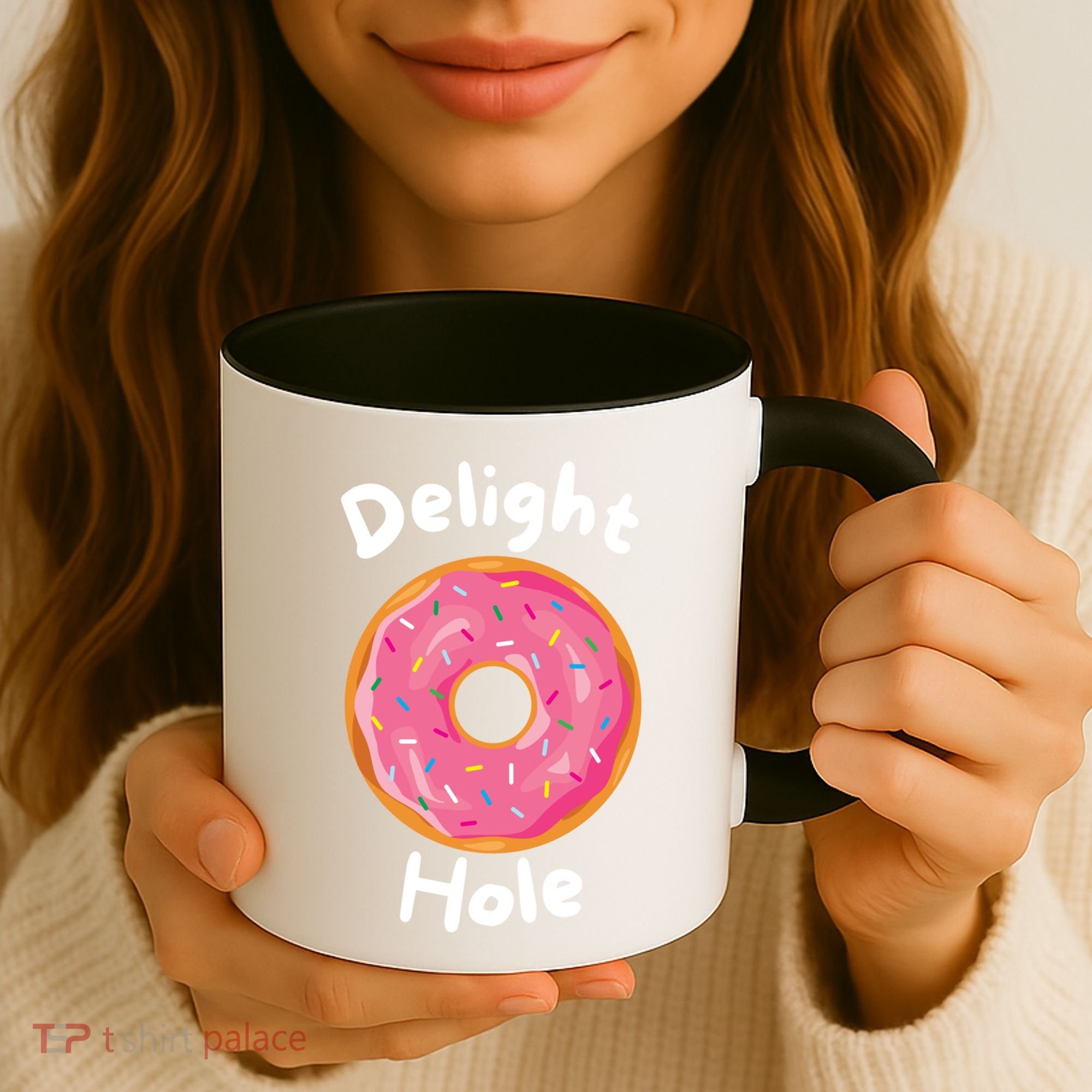 Delight Hole Donut Sprinkles Doughnut Fried Dough Sweet Cool Gift Coffee Mug