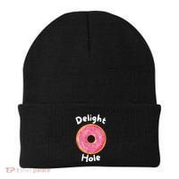 Delight Hole Donut Sprinkles Doughnut Fried Dough Sweet Cool Gift Beanie thumb 0