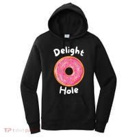 Delight Hole Donut Sprinkles Doughnut Fried Dough Sweet Cool Gift Women's Hoodie thumb 0