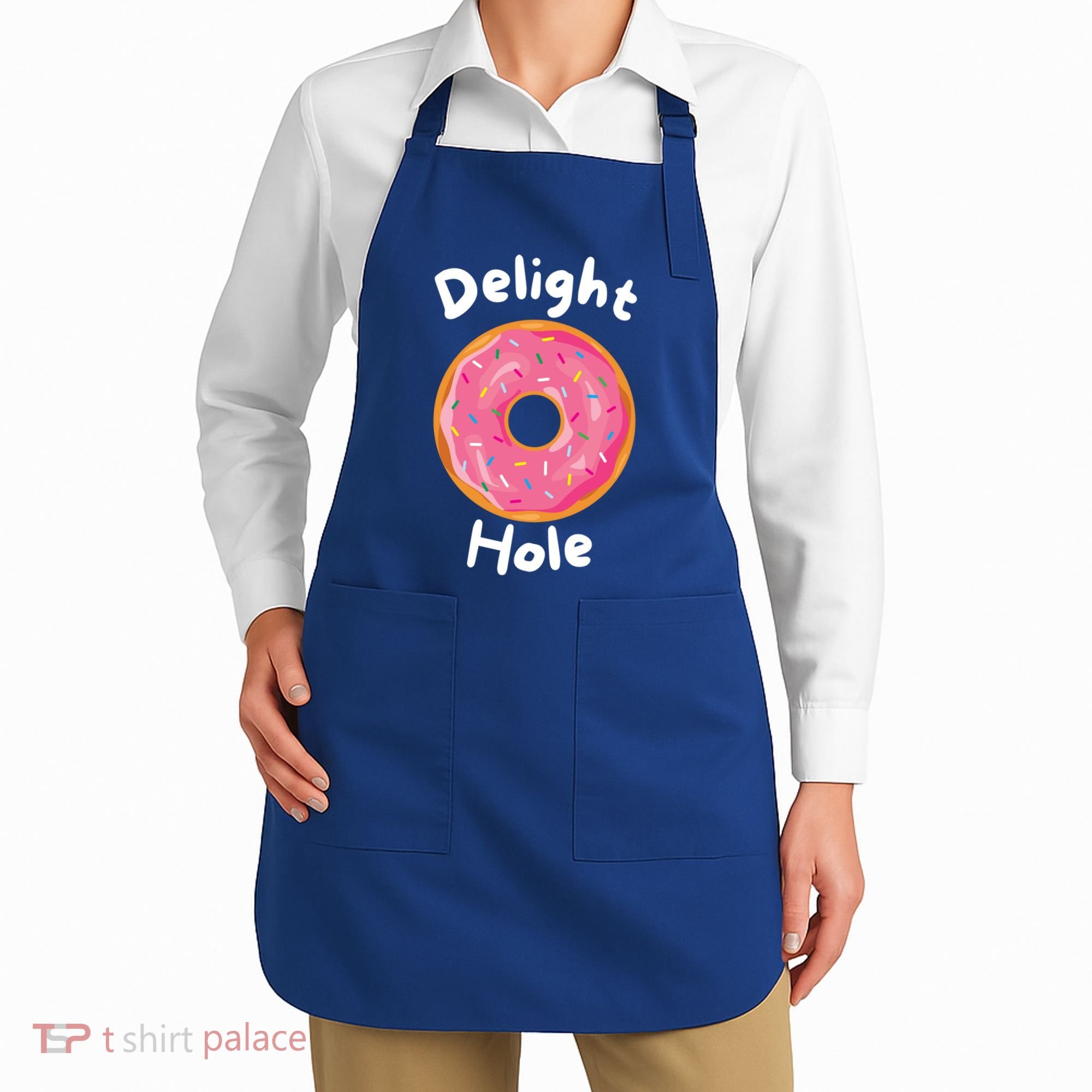 Delight Hole Donut Sprinkles Doughnut Fried Dough Sweet Cool Gift Apron