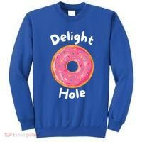 Delight Hole Donut Sprinkles Doughnut Fried Dough Sweet Cool Gift Sweatshirt thumb 0