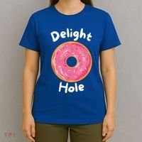 Delight Hole Donut Sprinkles Doughnut Fried Dough Sweet Cool Gift T-Shirt thumb 4