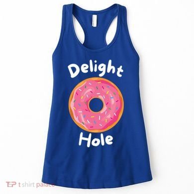 Delight Hole Donut Sprinkles Doughnut Fried Dough Sweet Cool Gift Women's Tank Top