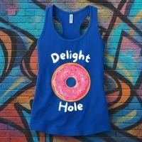 Delight Hole Donut Sprinkles Doughnut Fried Dough Sweet Cool Gift Women's Tank Top thumb 3