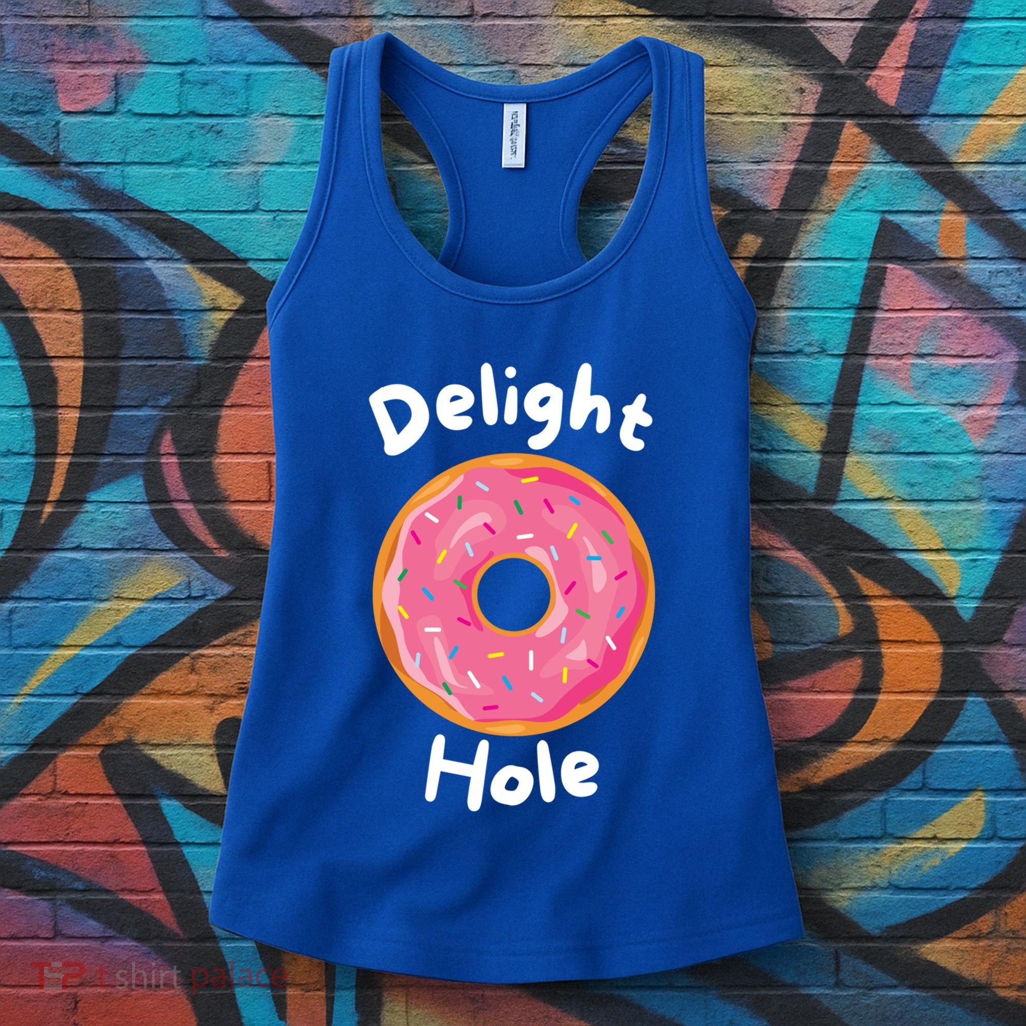 Delight Hole Donut Sprinkles Doughnut Fried Dough Sweet Cool Gift Women's Tank Top