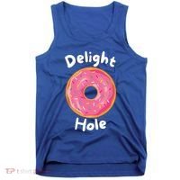 Delight Hole Donut Sprinkles Doughnut Fried Dough Sweet Cool Gift Tank Top thumb 0