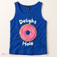 Delight Hole Donut Sprinkles Doughnut Fried Dough Sweet Cool Gift Tank Top thumb 2