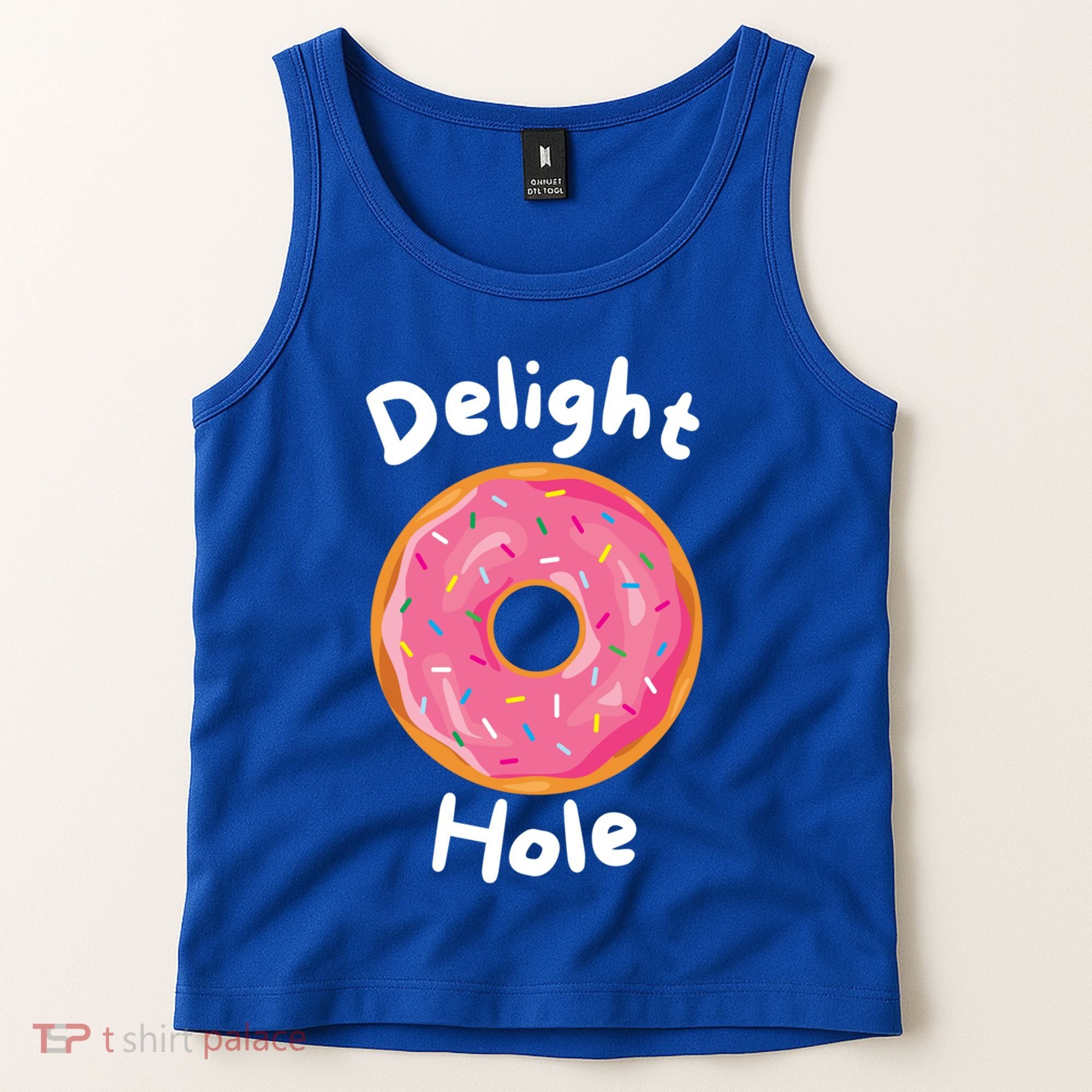 Delight Hole Donut Sprinkles Doughnut Fried Dough Sweet Cool Gift Tank Top