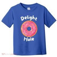 Delight Hole Donut Sprinkles Doughnut Fried Dough Sweet Cool Gift Toddler T-Shirt thumb 0