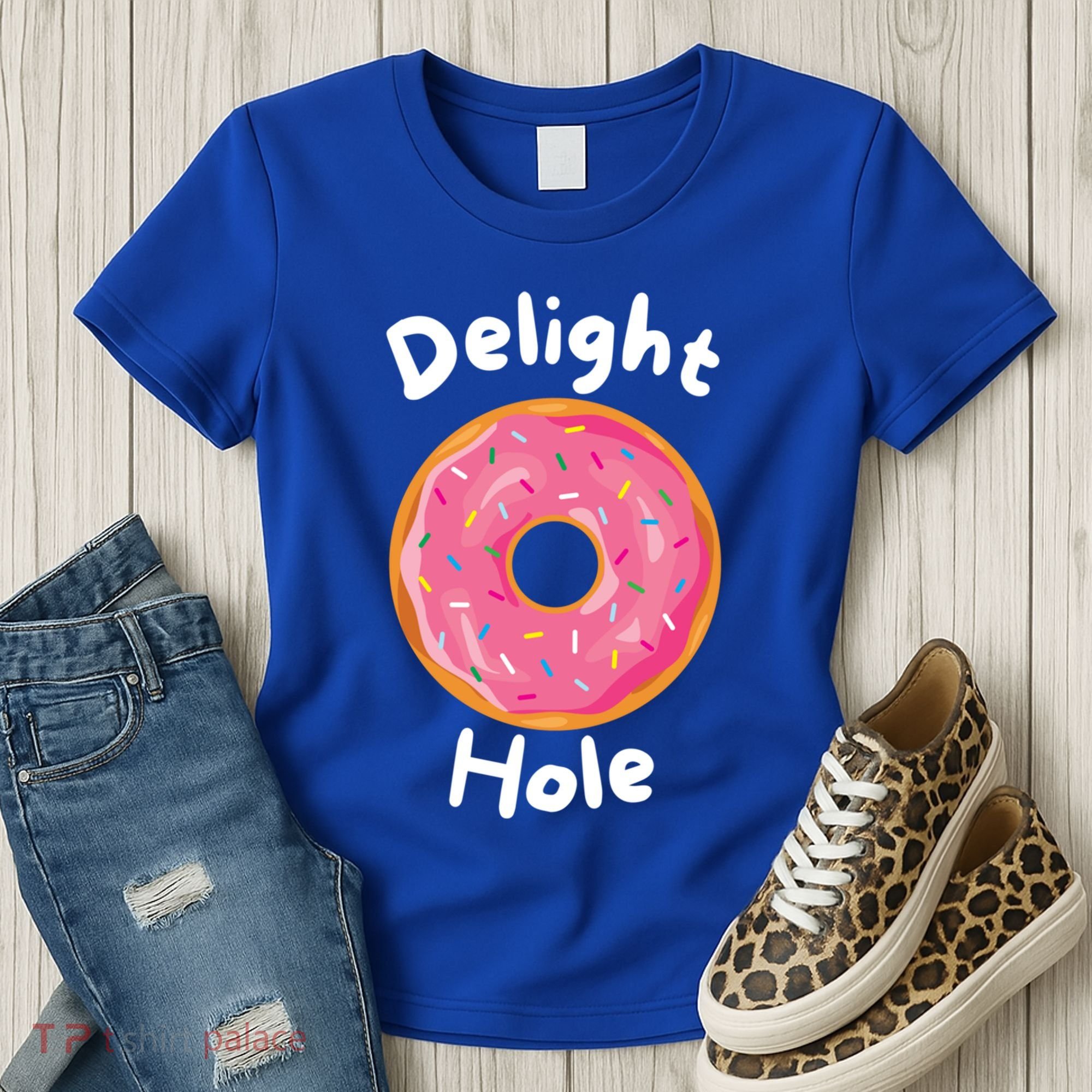 Delight Hole Donut Sprinkles Doughnut Fried Dough Sweet Cool Gift Women's T-Shirt