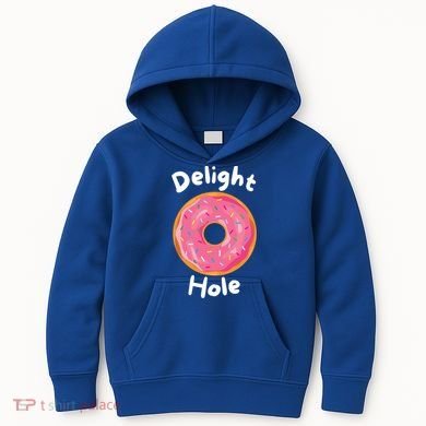 Delight Hole Donut Sprinkles Doughnut Fried Dough Sweet Cool Gift Kids Hoodie