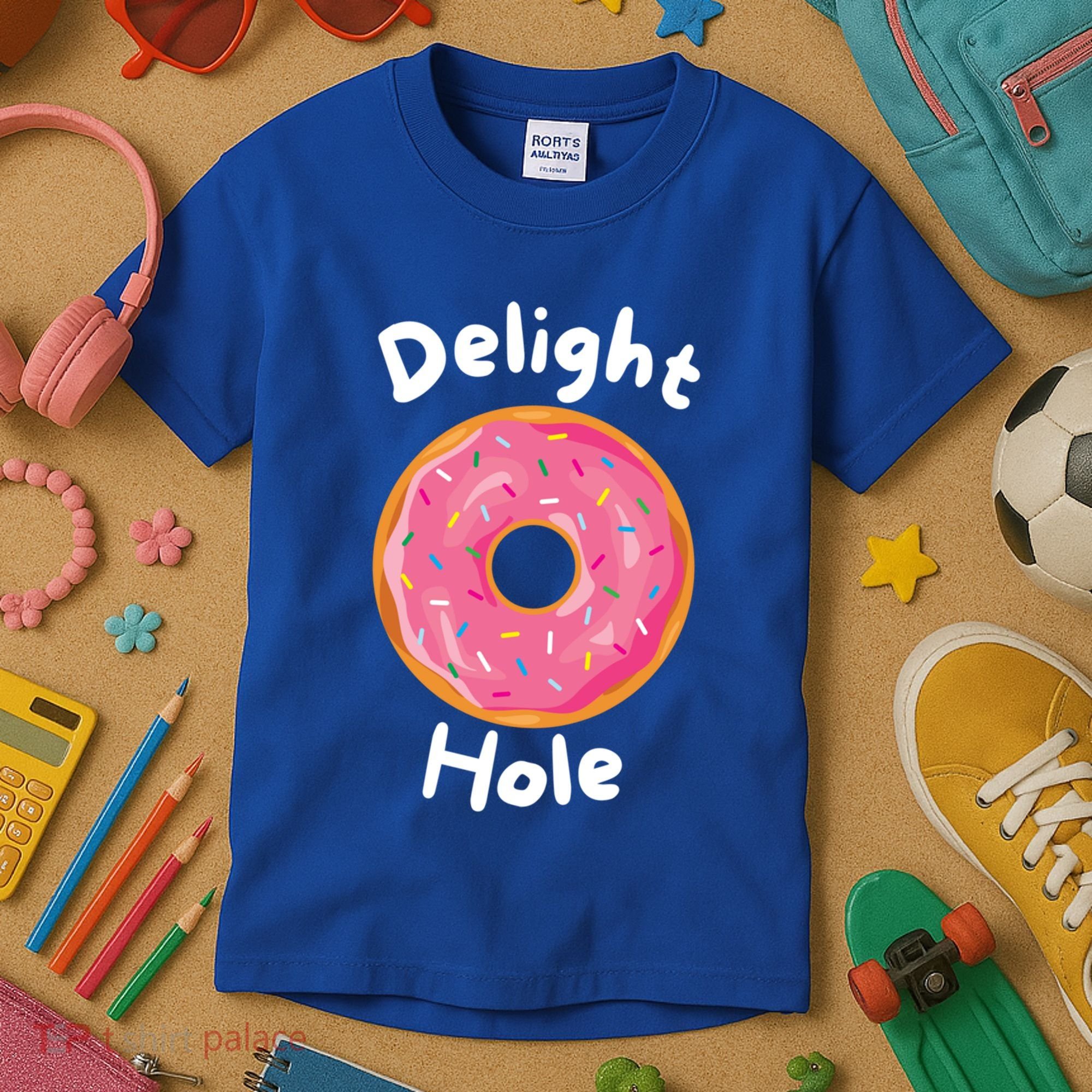 Delight Hole Donut Sprinkles Doughnut Fried Dough Sweet Cool Gift Kids T-Shirt