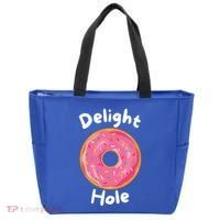Delight Hole Donut Sprinkles Doughnut Fried Dough Sweet Cool Gift Tote Bag thumb 0