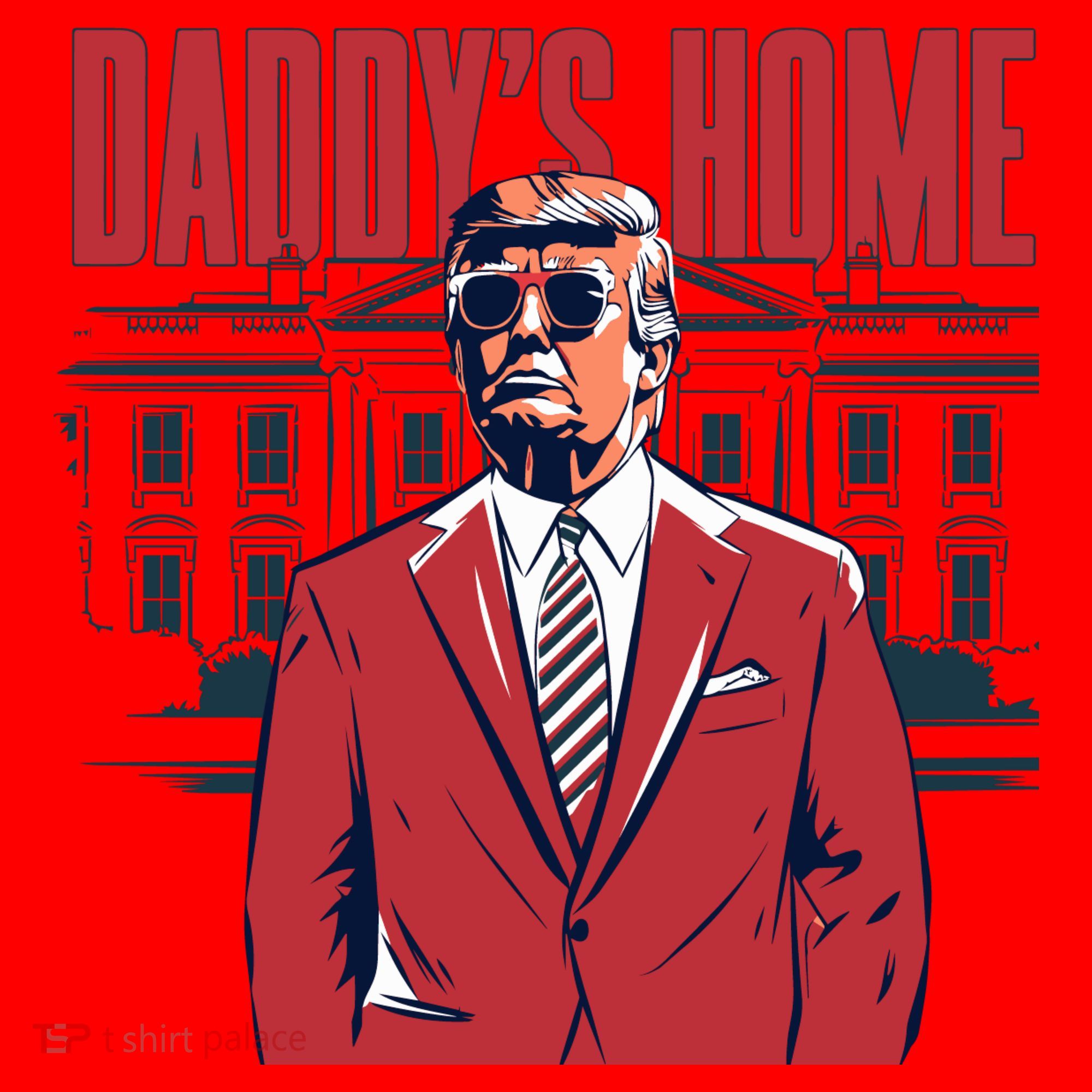 DaddyS Home Donald Trump 47th President Santa Hat