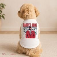 DaddyS Home Donald Trump 47th President Doggie Tank thumb 2