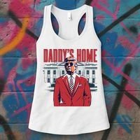DaddyS Home Donald Trump 47th President Women's Tank Top thumb 3