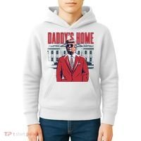 DaddyS Home Donald Trump 47th President Kids Hoodie thumb 4
